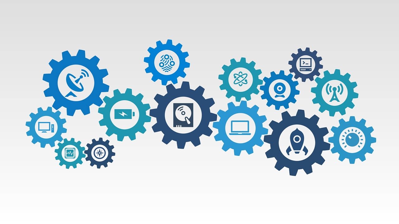 gears and technology clipart